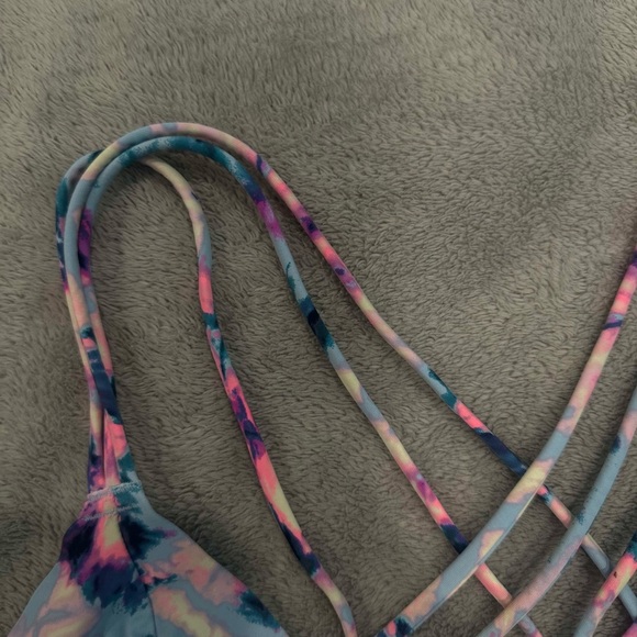 Like new Victoria Secret Pink Tie-Dye Strappy Bralette - Picture 7 of 9